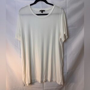 Banana Republic Cream Crew Neck Tee Size XL